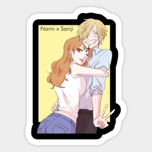 Nami Sanji One Piece Sticker